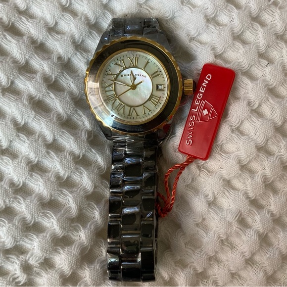 Swiss Legend Accessories - Swiss Legend Karamica Black Ceramic Watch